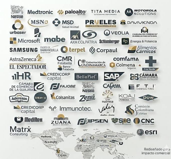 Logos de empresas cliente de El Juego del Vino